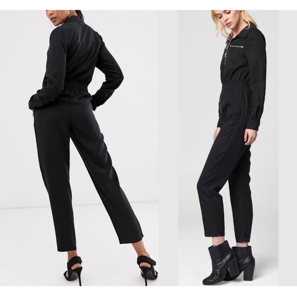 JEN'S PIRATE BOOTY Long Sleeve Zip Up Cotton Twill Coverall Utility Jumpsuit XS - Picture 2 of 4
